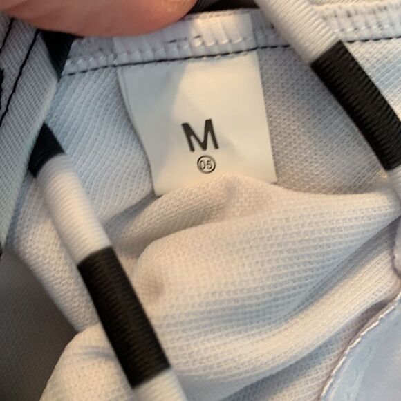 Cross1946 | Women’s Black White Striped One Piece Monokini Swimsuit Bathing Suit - Picture 9 of 9